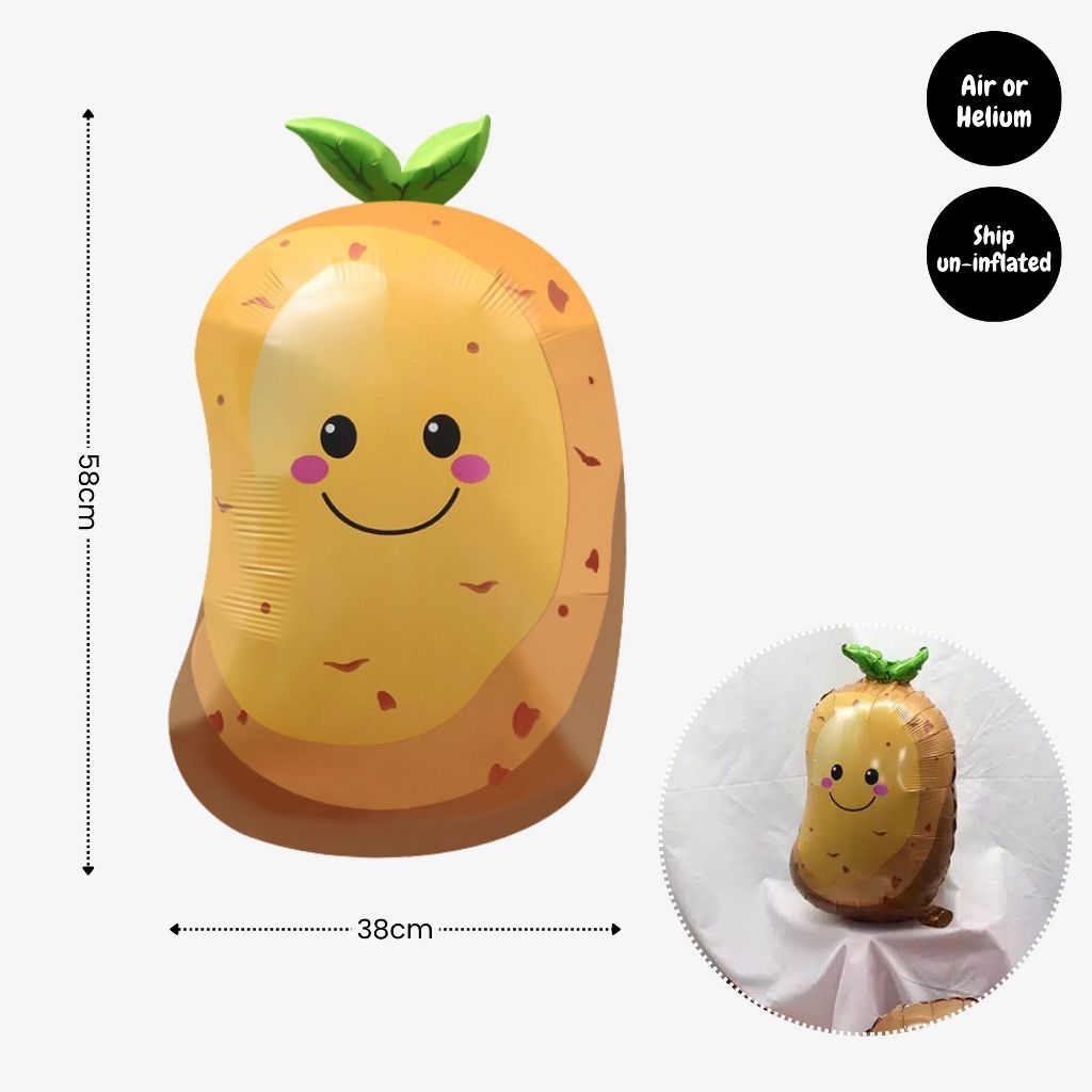 Personalised Fruits and Vegetable Theme Birthday Balloon Party Balloon Banner Decoration