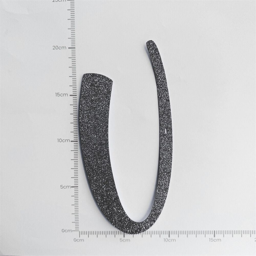 [SG Instock[ Customised Cursive Banner Glitter Black Script Font Custom Banner Happy Birthday Banner