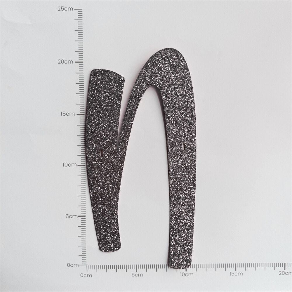 [SG Instock[ Customised Cursive Banner Glitter Black Script Font Custom Banner Happy Birthday Banner