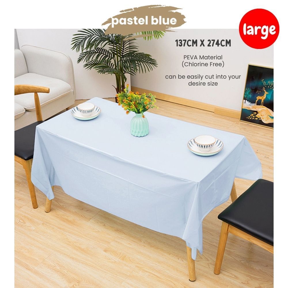 Disposable table cloth Waterproof table cover for birthday party wedding events