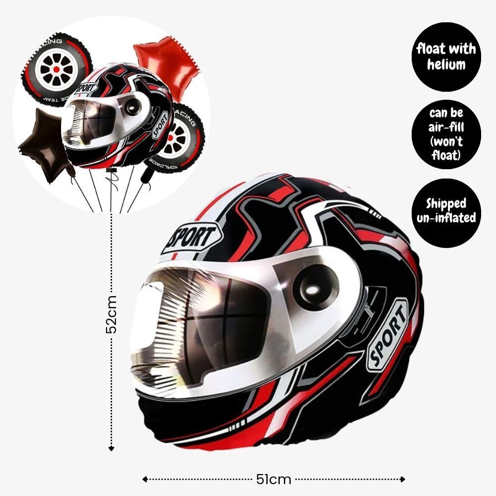 Personalised Hot Wheels Racing Theme Birthday Party Balloon Banner Decoration
