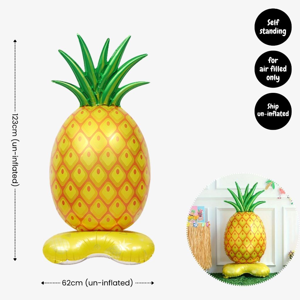 Personalised Fruits and Vegetable Theme Birthday Balloon Party Balloon Banner Decoration