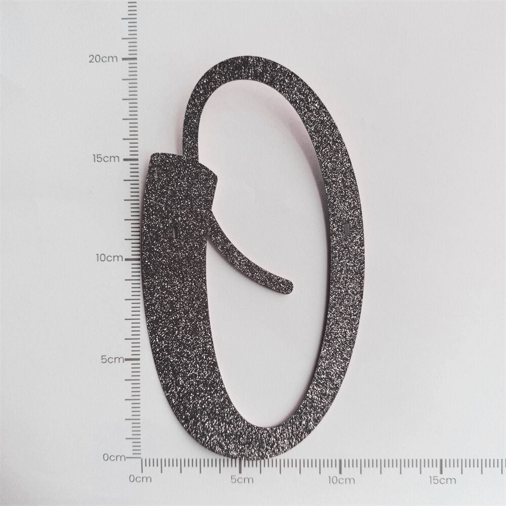 [SG Instock[ Customised Cursive Banner Glitter Black Script Font Custom Banner Happy Birthday Banner