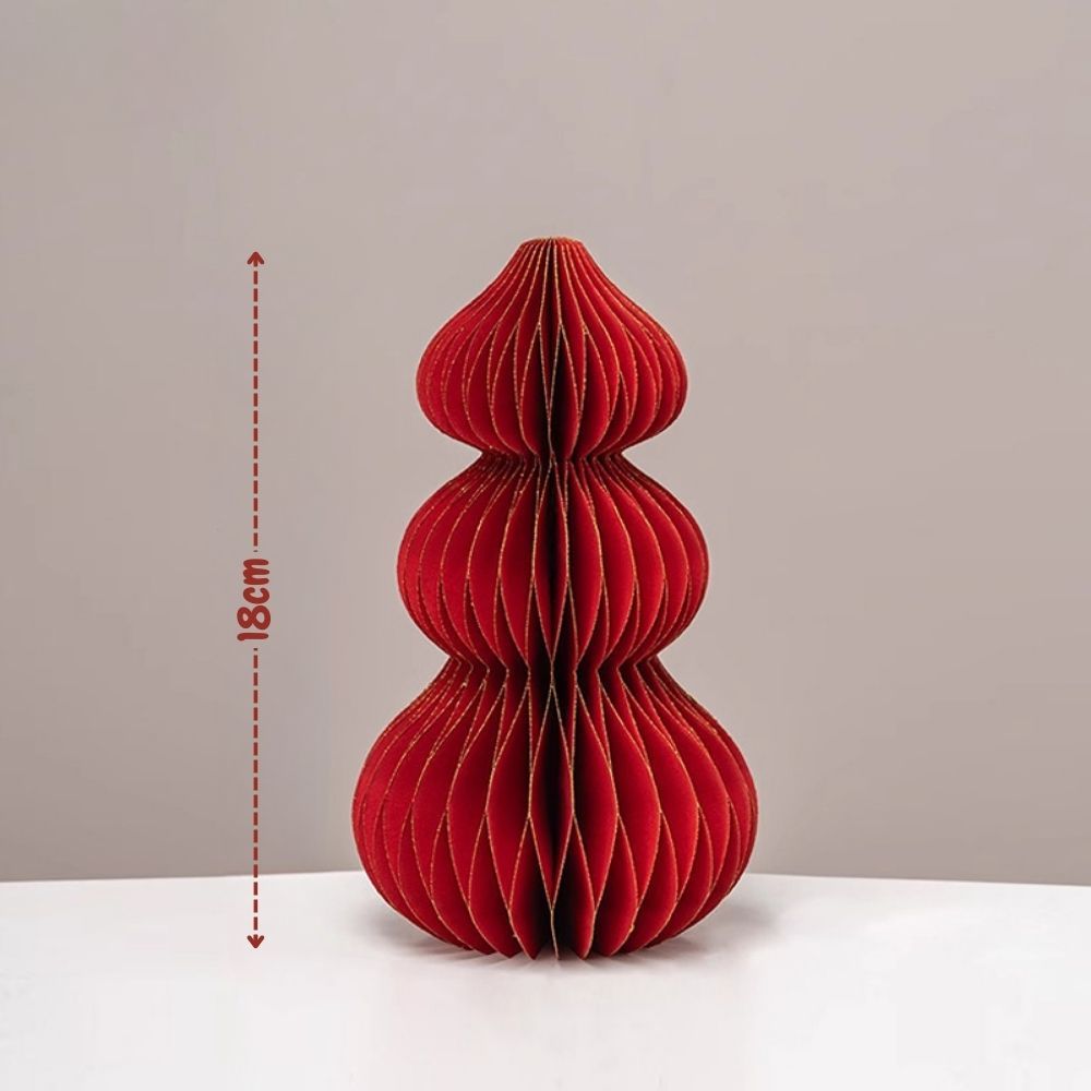 CNY Chinese New Year Honey comb hanging paper decoration and CNY table top display