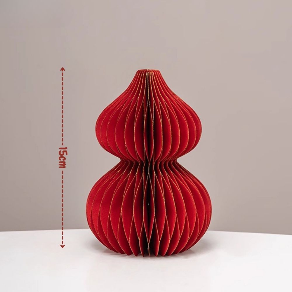 CNY Chinese New Year Honey comb hanging paper decoration and CNY table top display