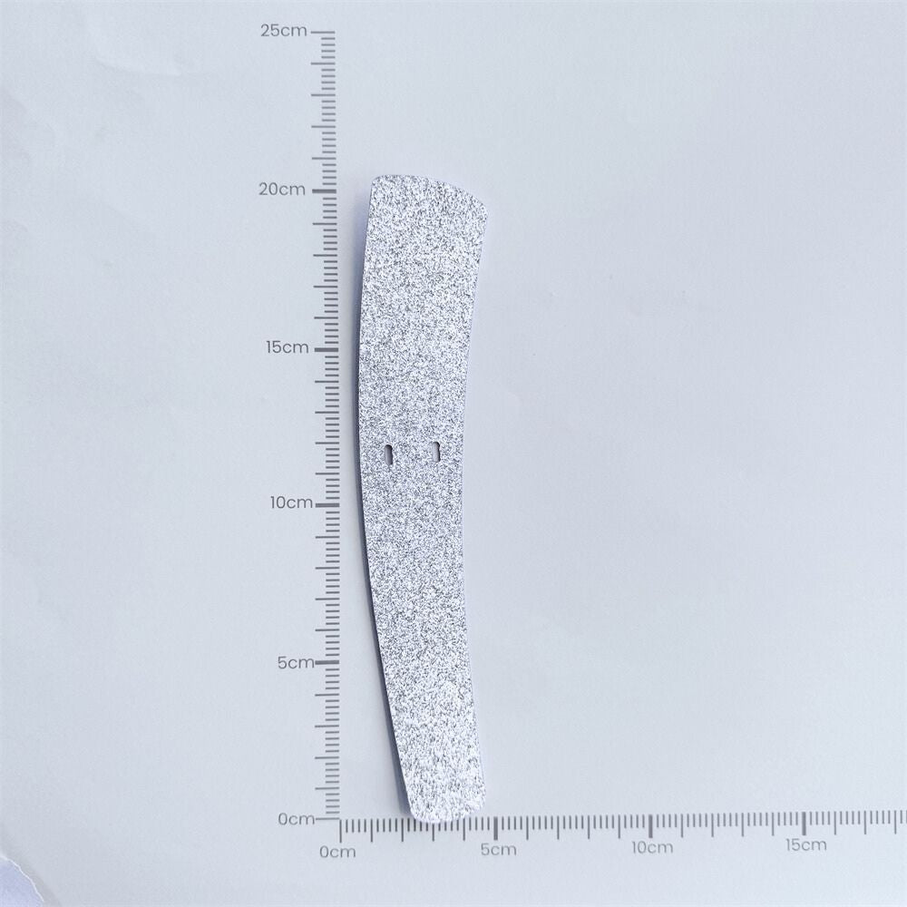 Custom Cursive Glitter Silver Script Font Banner