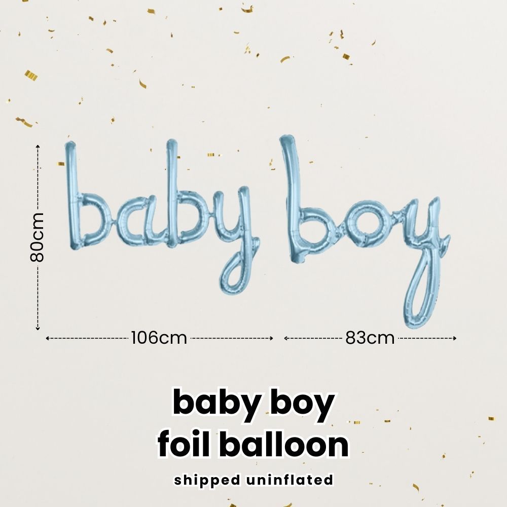 Gender Reveal Party Essentials Balloon Decoration Boy or Girl Banner Confetti Popper
