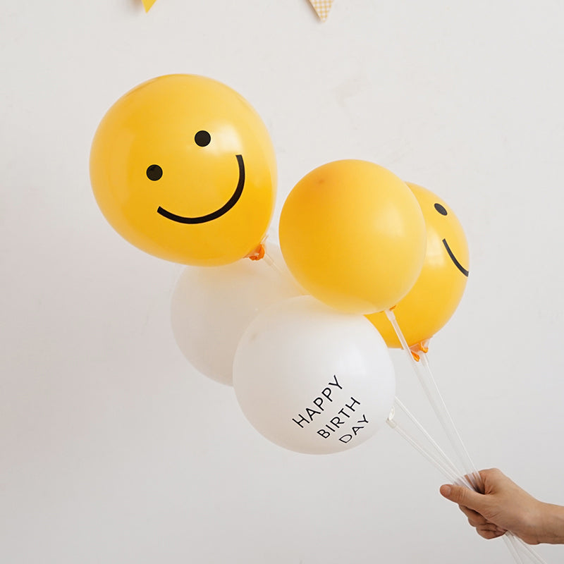 Smiley Daisy Theme Balloon