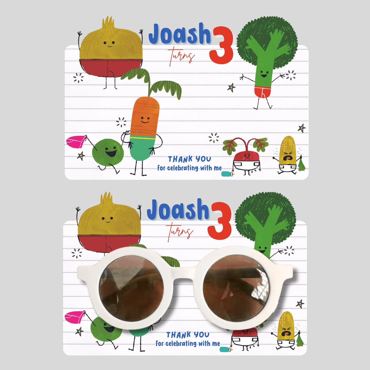 Sunglasses with Backing