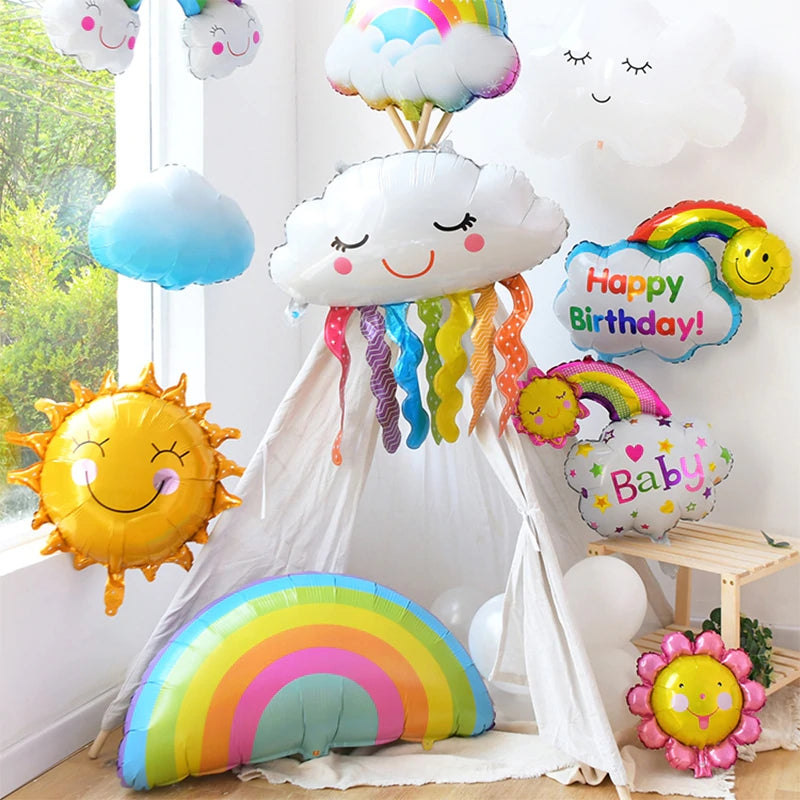 Rainbow Balloon Sun Cloud Foil balloon