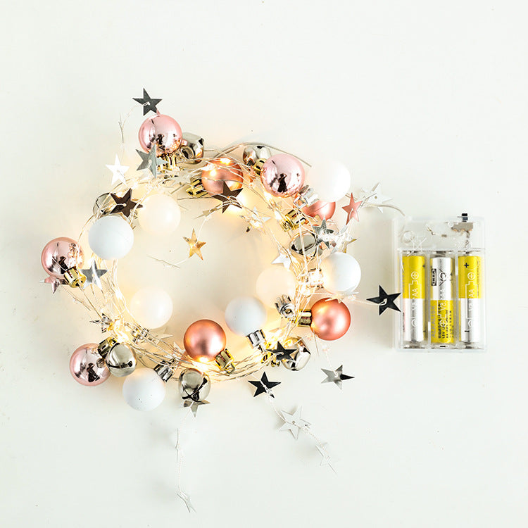 Christmas Ornament Star Light - Pink