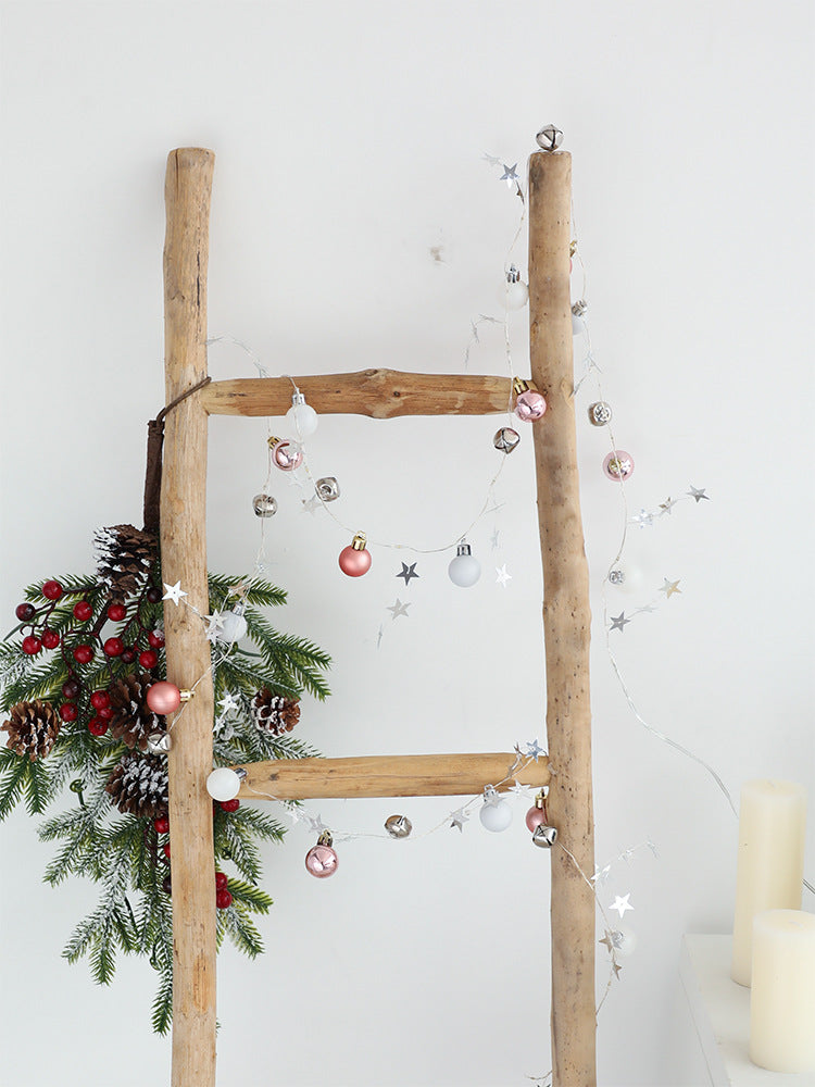 Christmas Ornament Star Light - Pink