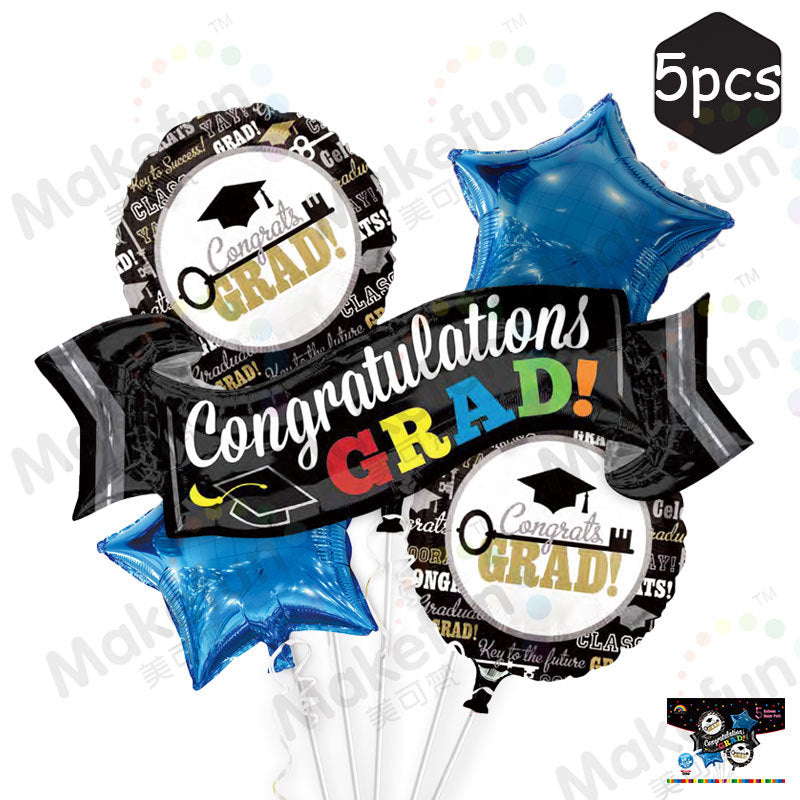 Graduation Bouquet Set - Blue