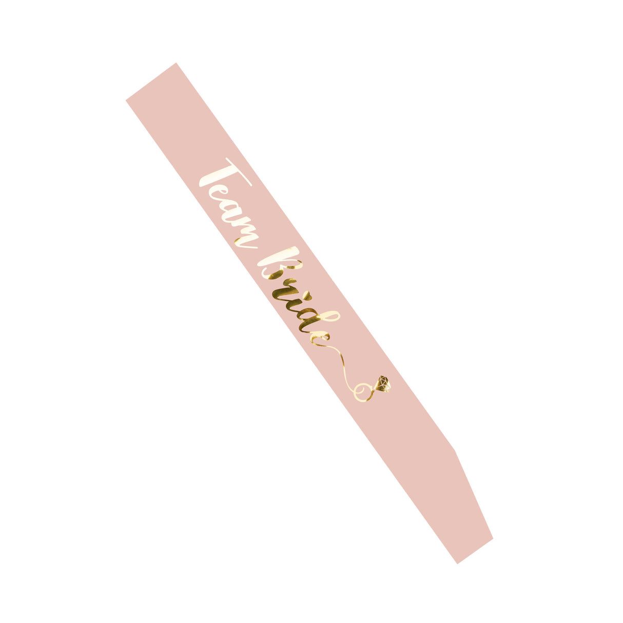 Team Bride Sash - Rose Gold