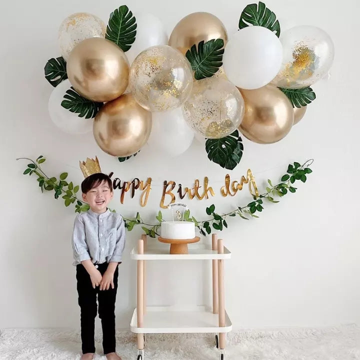 Mini Vintage Balloon Garland Birthday Pack