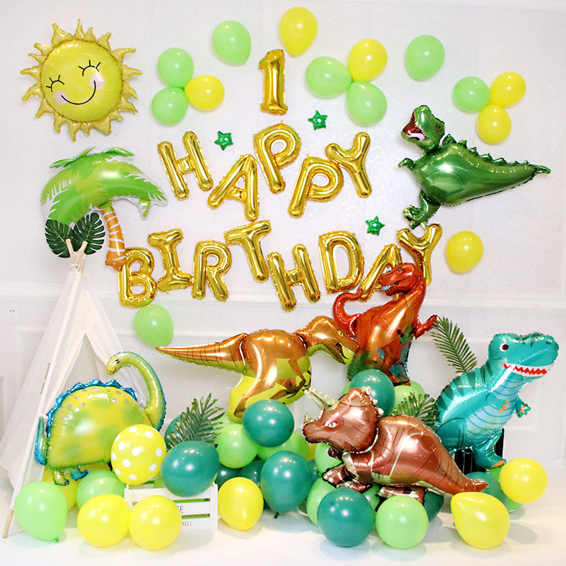 Dinosaur theme balloon decoration pack (3-A)