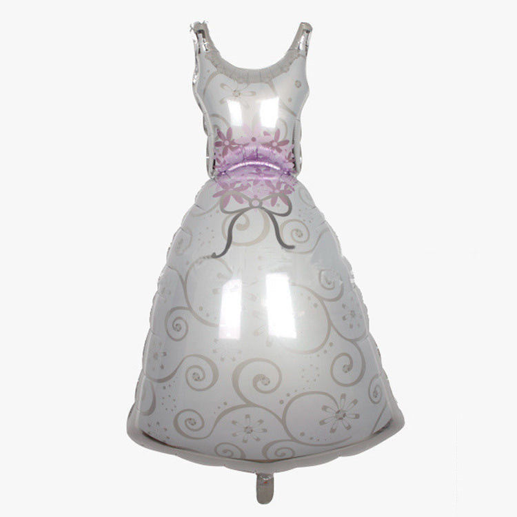 Wedding Dress Tuxedo Foil Balloon