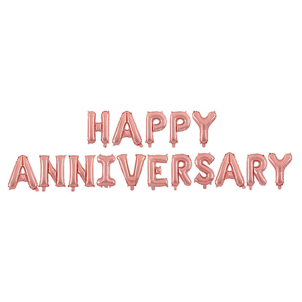 16 inch Happy anniversary foil balloon