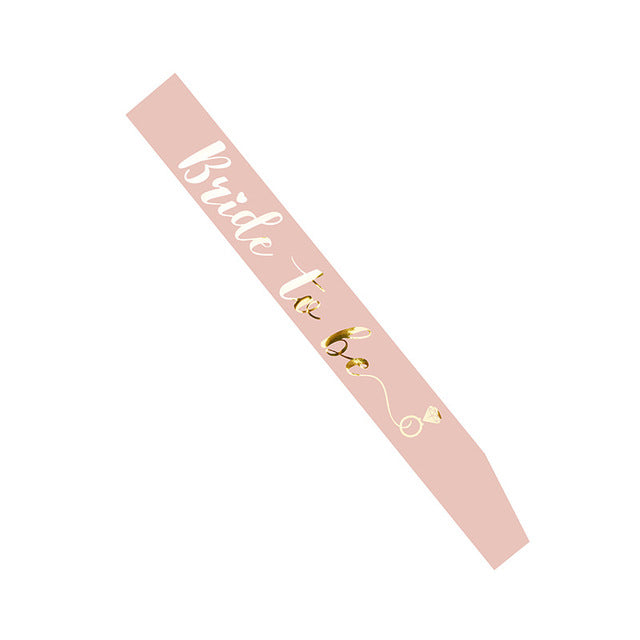 Bride To Be Sash - Rose Gold