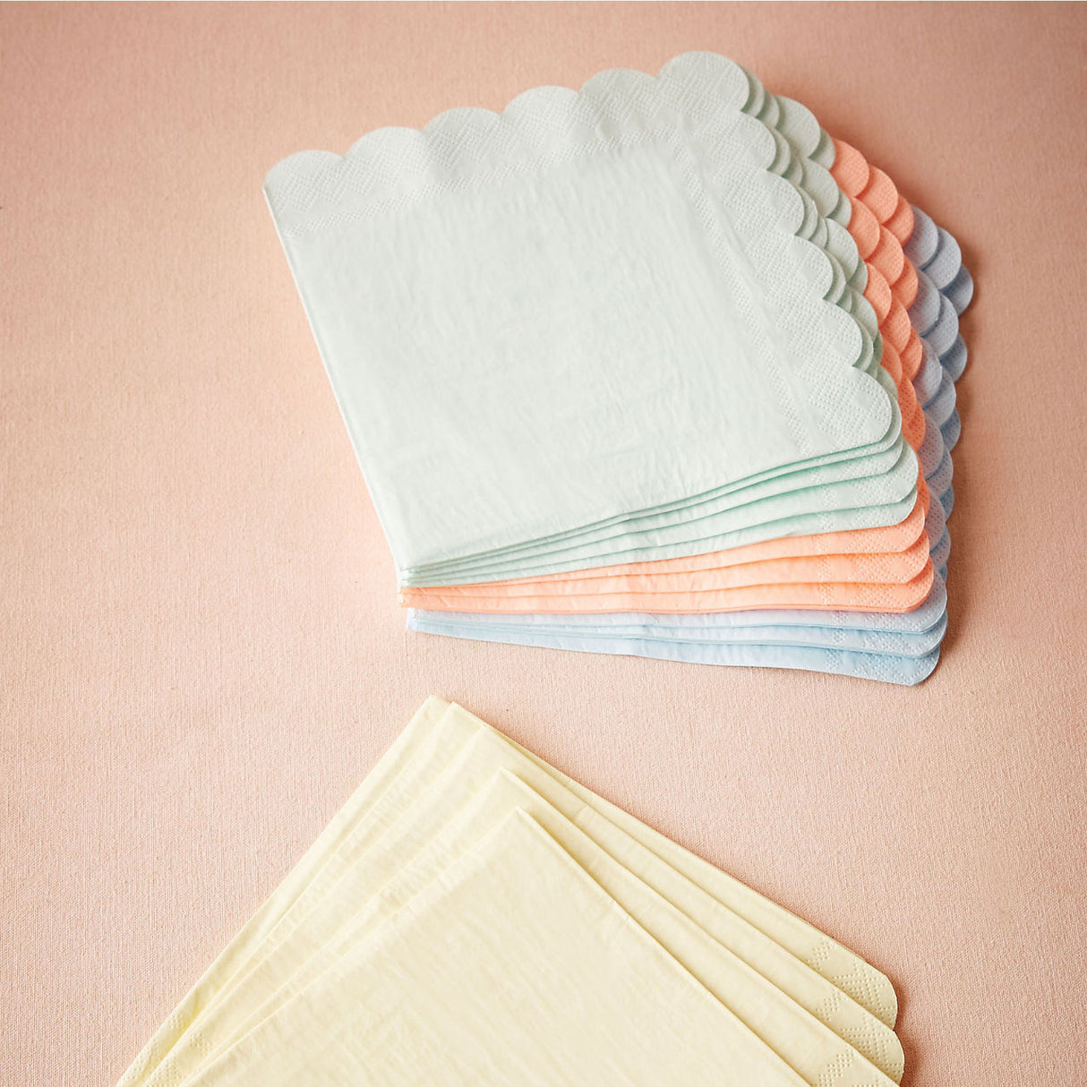 Disposable plates, cups, fork & spoons for parties - Candy Pastel Colour