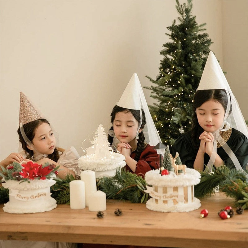 Korea Style Veil Party Hat