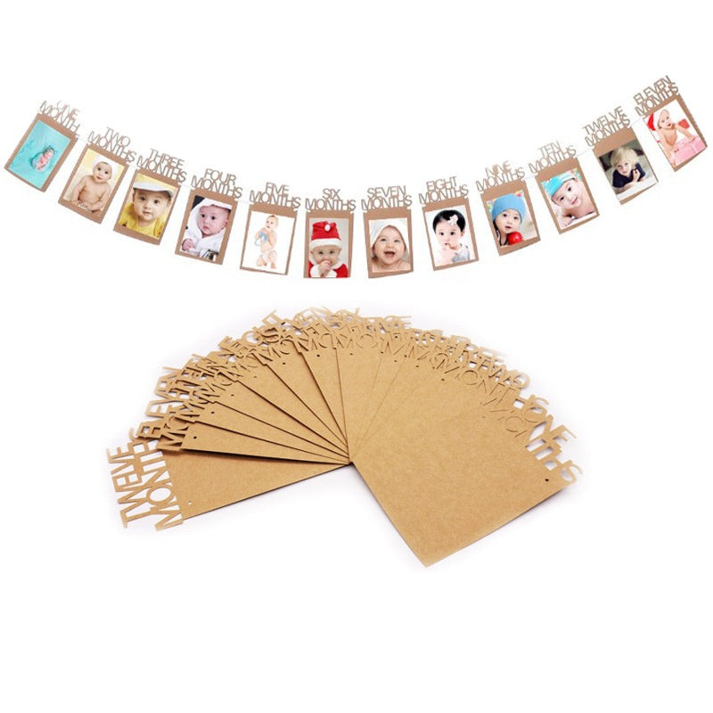Photo Banner Garland - 12 Months