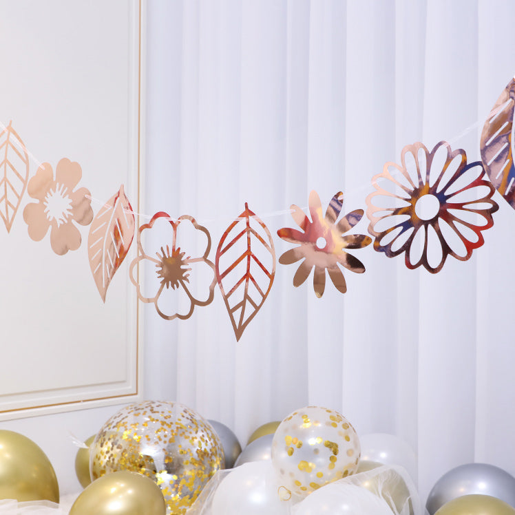 Leaf Banner - Rose Gold