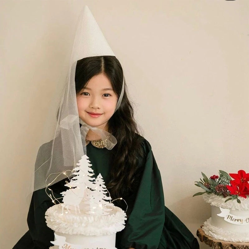 Korea Style Veil Party Hat