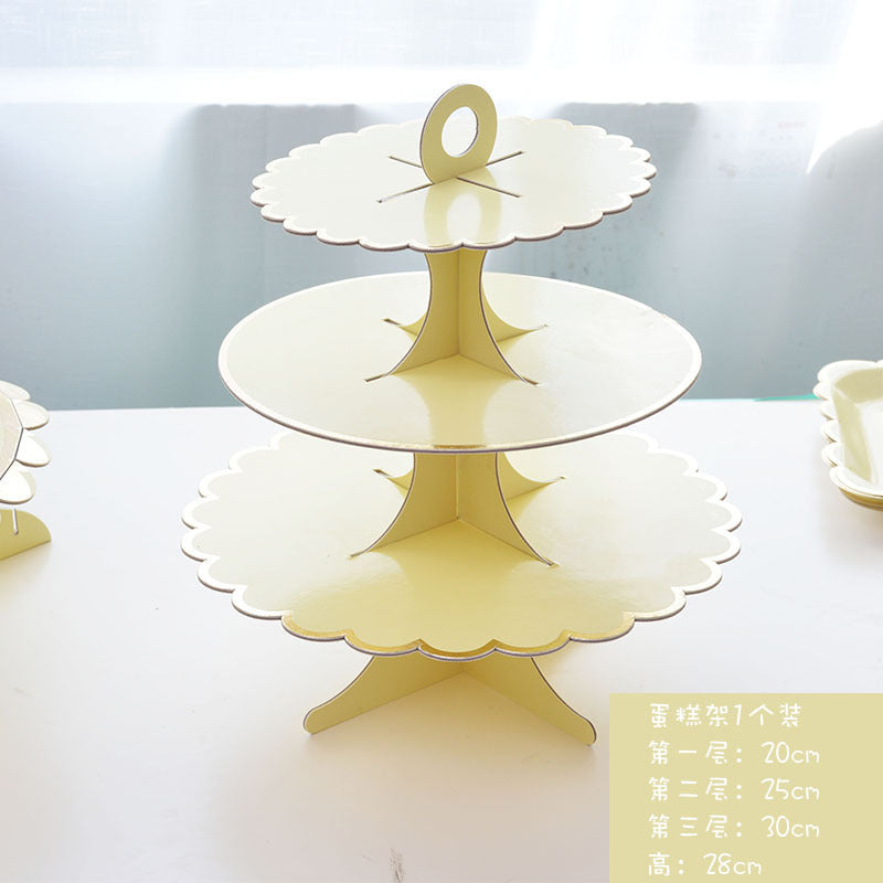 Disposable Cake Stand and Cupcake Holder Stand