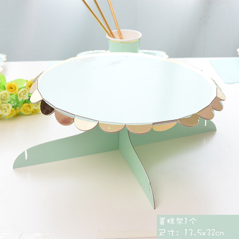 Disposable Cake Stand and Cupcake Holder Stand