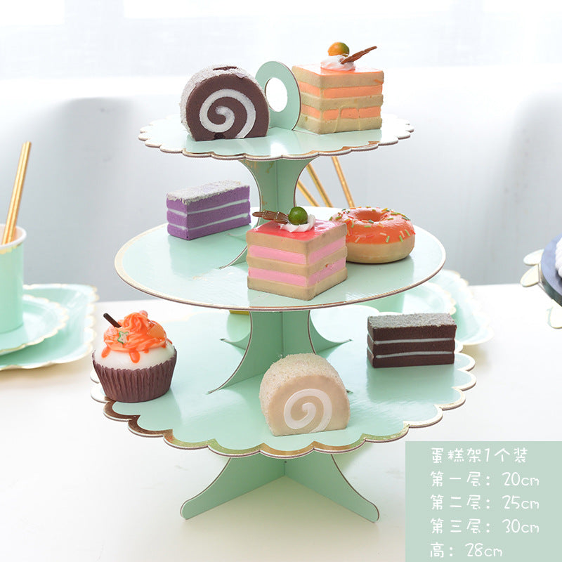 Disposable Cake Stand and Cupcake Holder Stand