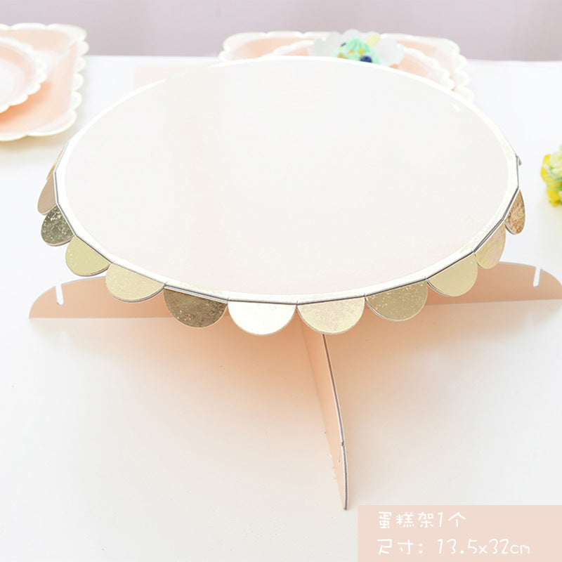 Disposable Cake Stand and Cupcake Holder Stand