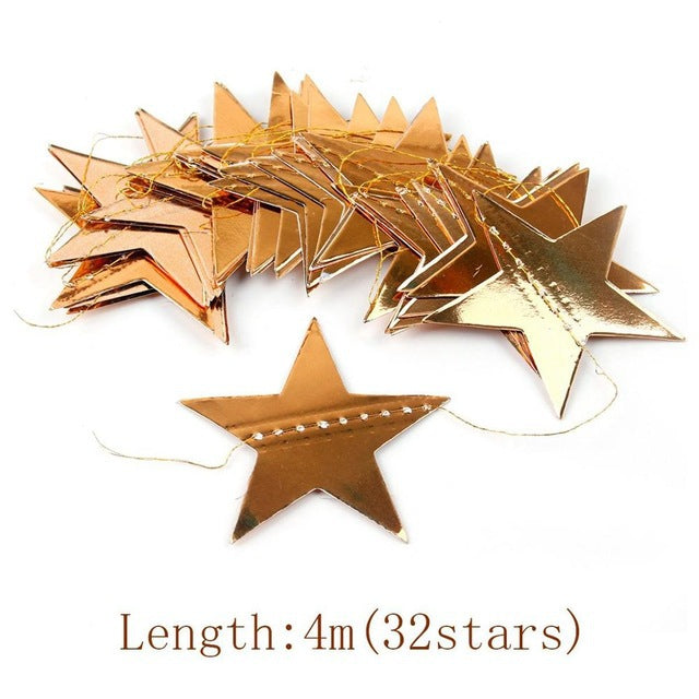 Star Banner Garland (reflective)