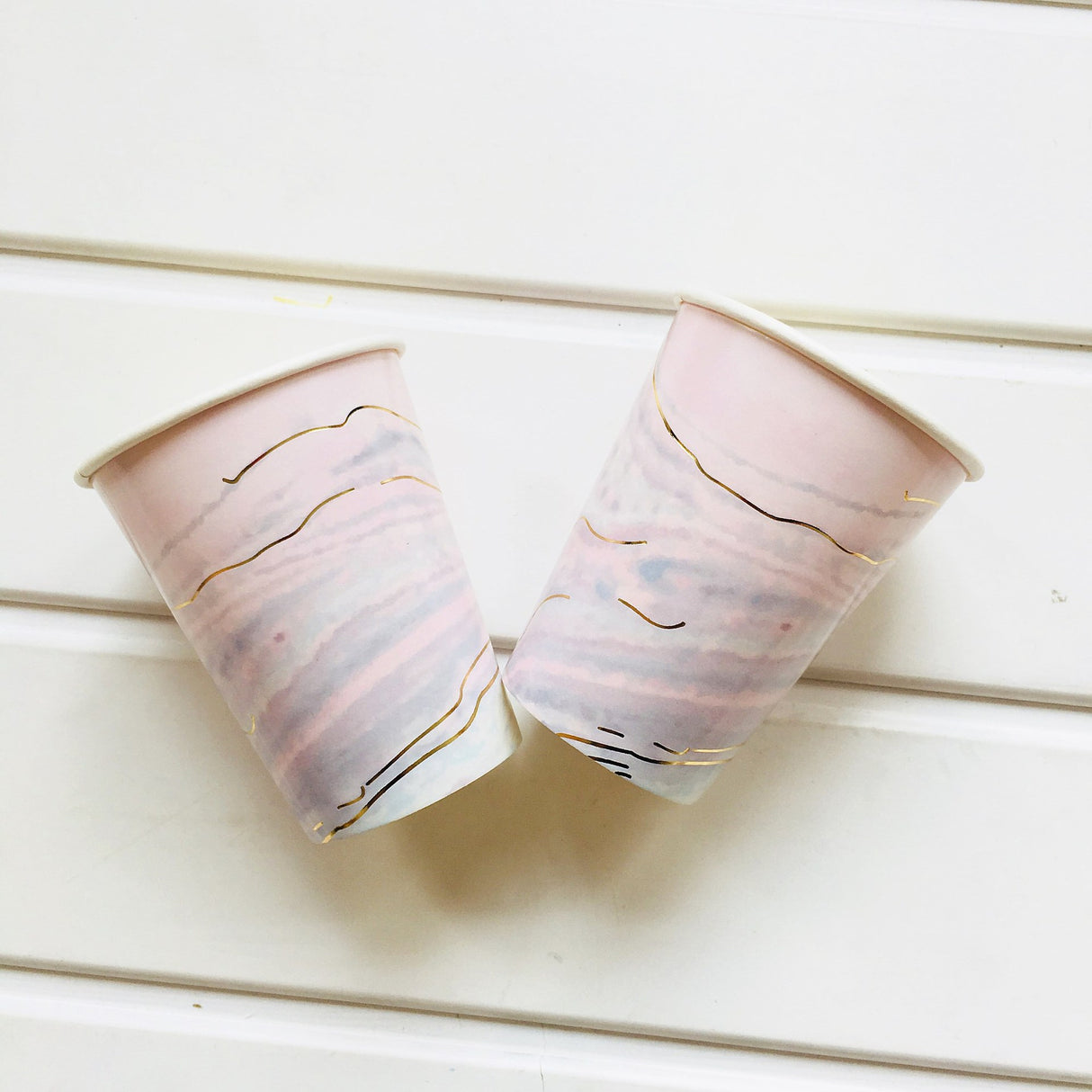 Disposable paper plate - Unicorn water color