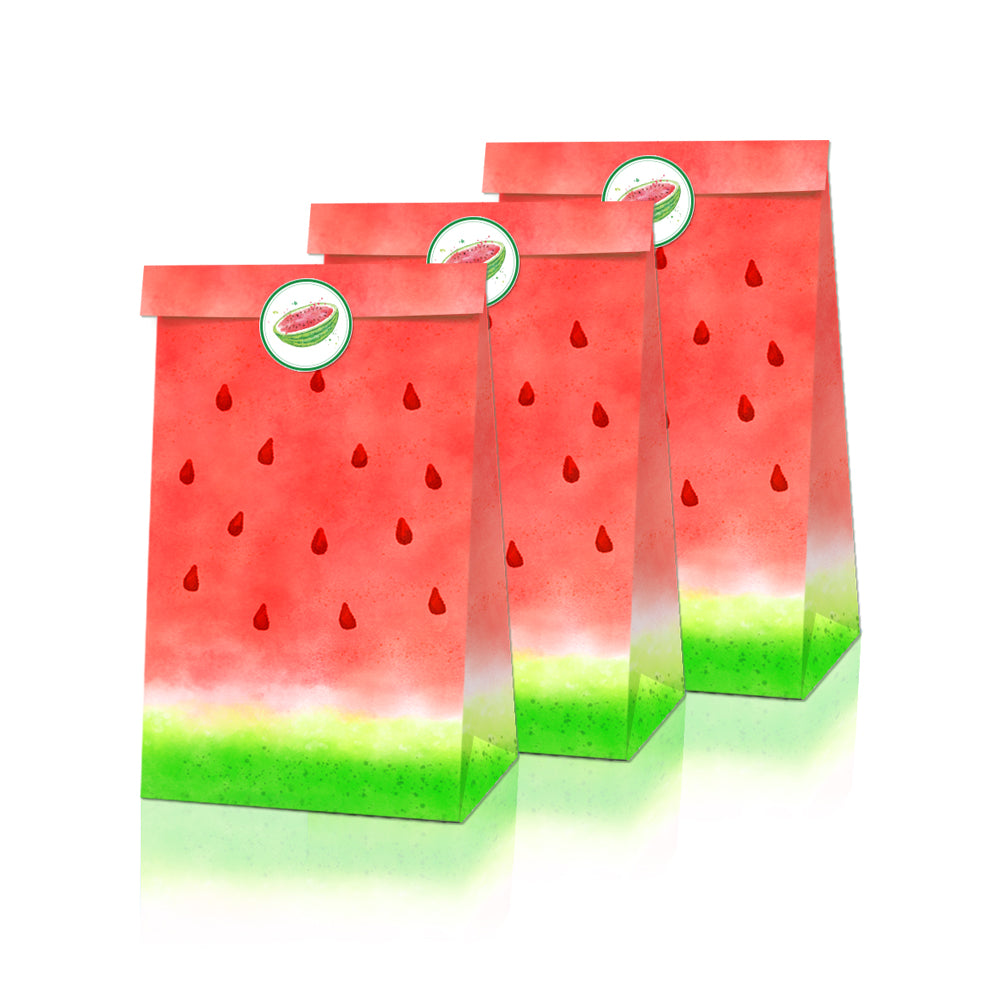 Birthday goodie bag paper bag with sticker for gift exchange