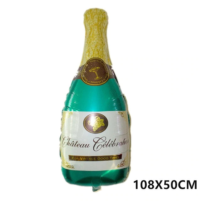 Large Size Alcohol Wine Liquor Glass Foil Balloon