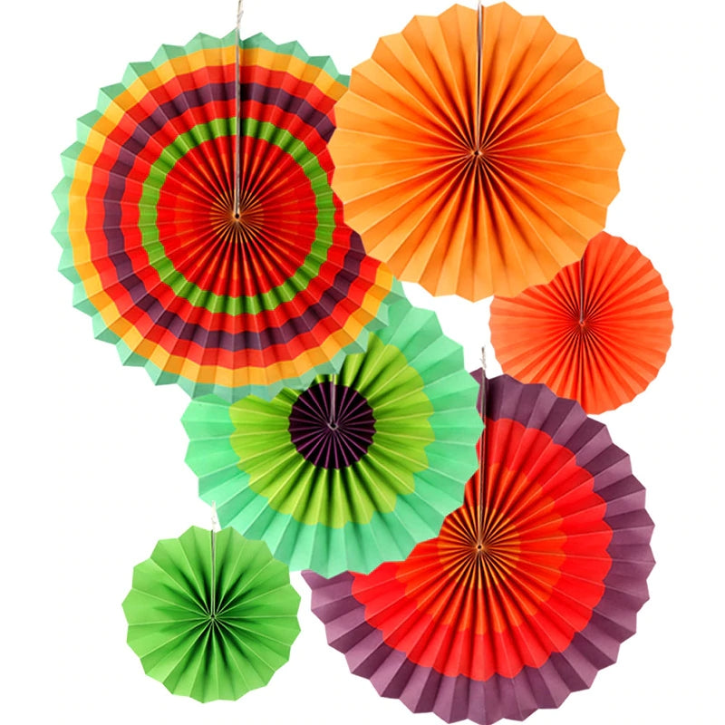 Paper Party Fan Set