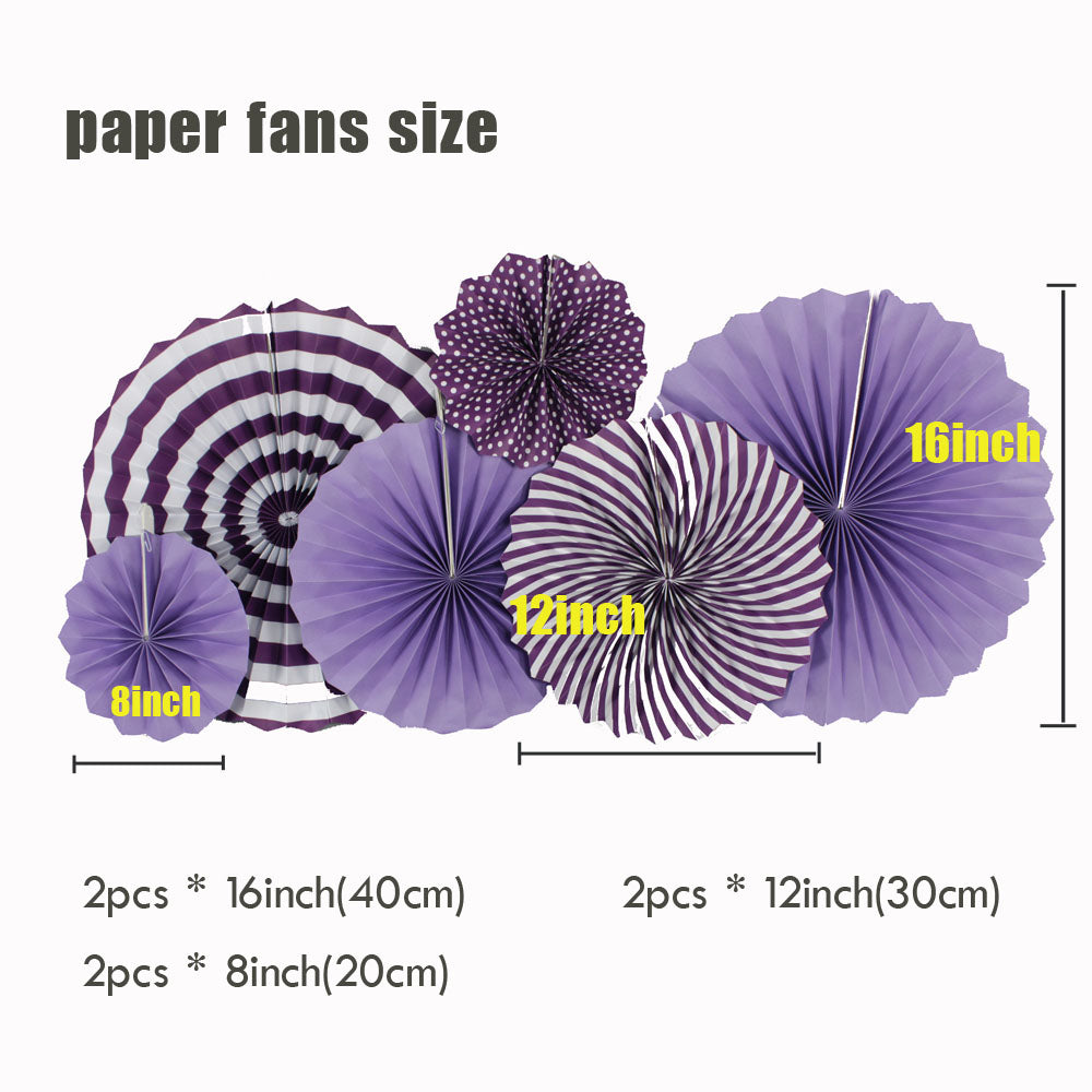 Paper Party Fan Set