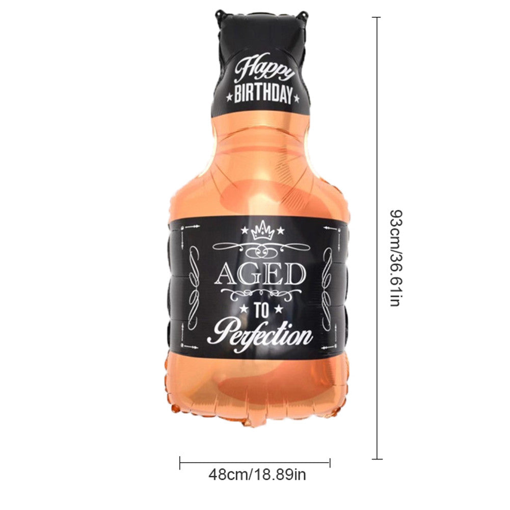 Large Size Alcohol Wine Liquor Glass Foil Balloon