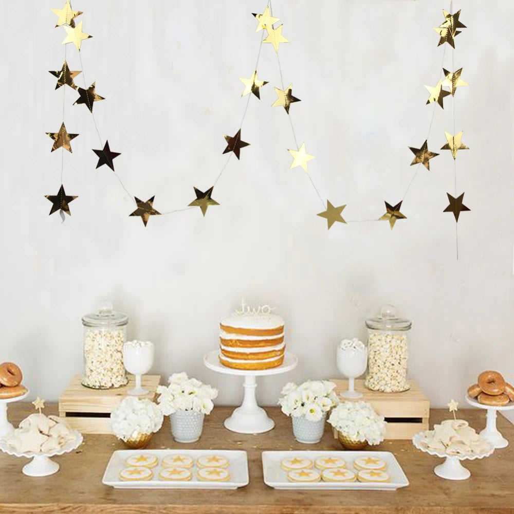 Star Banner Garland (reflective)
