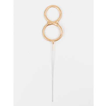 Sparkler number candle