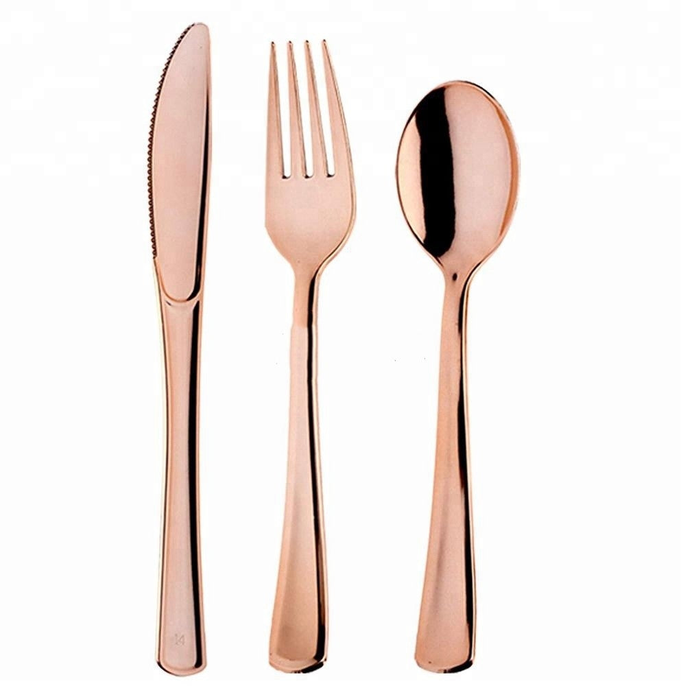 Disposable plates, cups, fork & spoons for parties – Watercolor Purple