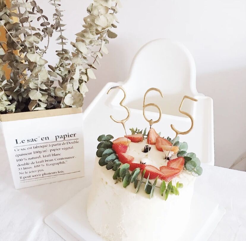 Sparkler number candle