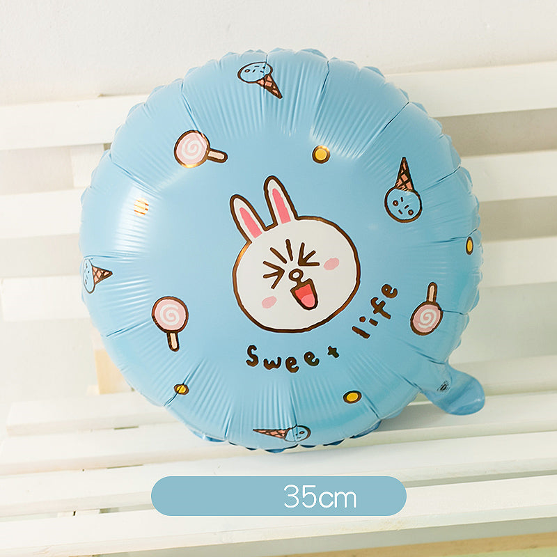 Line Friends Brown Bear Cony Sally Foil Balloon