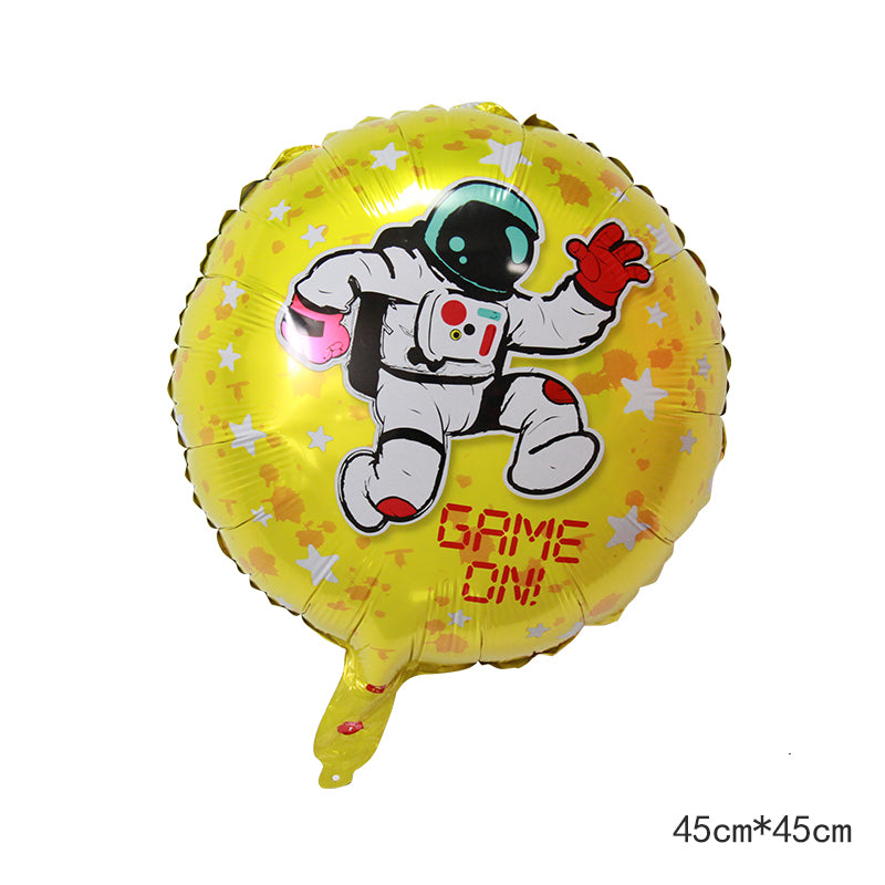Space Theme Astronaut Foil Balloon Party Decorations