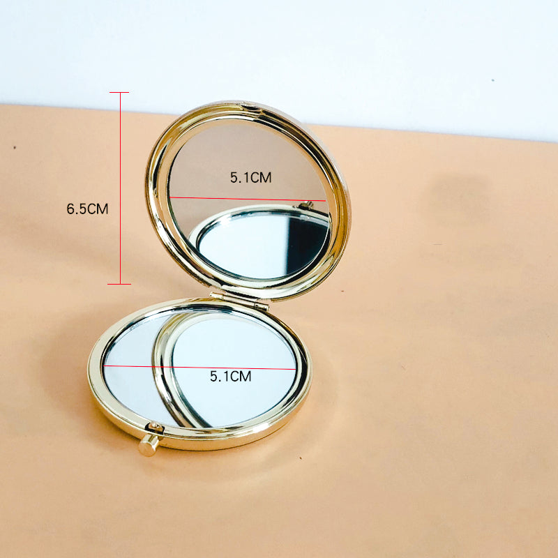 Personalized name Mini Mirror for bridal shower wedding gift