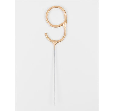 Sparkler number candle