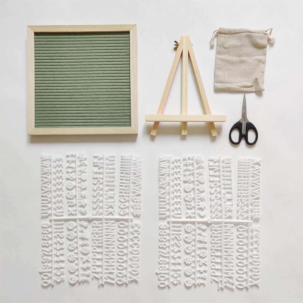 Avocado DIY Felt Letter Board 25cm x 25cm