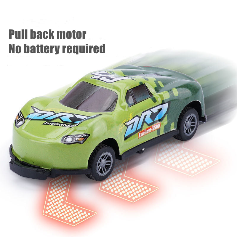 Kids Mini Pull Back flipping Racing Car Toy