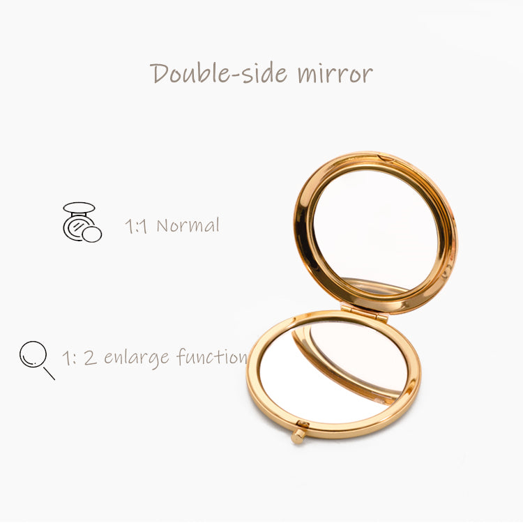 Personalized name Mini Mirror for bridal shower wedding gift